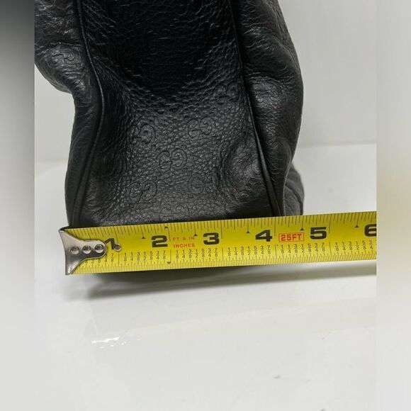 Guccissima Gucci Black Handbag Bag Hobo - Picture 11 of 14